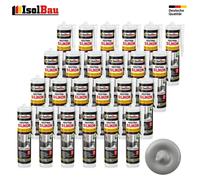 Isolbau Silicone neutre 24 x 300 ml Gris Mastic pierre naturelle granit marbre joints