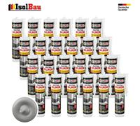 Isolbau Silicone neutre 24 x 300 ml Gris Mastic pierre naturelle granit marbre joints