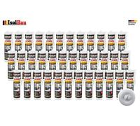 Isolbau Silicone neutre 36 x 300 ml Gris fenêtre Mastic pierre naturelle granit marbre joints
