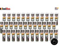 Isolbau Silicone neutre 36 x 300 ml Noir Mastic pierre naturelle granit marbre joints