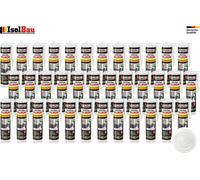 Isolbau Silicone neutre 36 x 300 ml Transparent Mastic pierre naturelle granit marbre joints