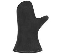 Isolé Gants de Cheminée Cuir Noir, Anti Chaleur, Conforme en 407 | Gants de Four, Gants de Soudure, Gant Anti Chaleur, Protège brûlures, pour cheminées, Fours