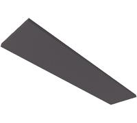ISOLED Acoustique absorbant H25 pour cadre lumineux avec format intérieur 320x1500mm, anthracite - Accessoires divers