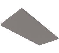 ISOLED Acoustique absorbant H25 pour cadre lumineux avec format intérieur 500x1192mm, gris - Accessoires divers