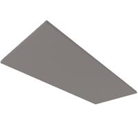 ISOLED Acoustique absorbant H25 pour cadre lumineux avec format intérieur 592x1500mm, gris - Accessoires divers