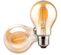 ISOLED Ampoule LED Vintage Line E27 8W, blanc ultra chaud, gradable - Lampes LED socle E27
