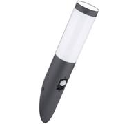 ISOLED Applique anthracite, détecteur de mouvement PIR, IP44, 1x douille E27, sans ampoules - Lampes murales et de plafond