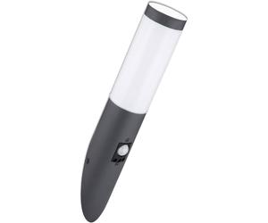 ISOLED Applique anthracite, détecteur de mouvement PIR, IP44, 1x douille E27, sans ampoules - Lampes murales et de plafond