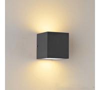 ISOLED Applique direct/indirect2xGX53, IP44, anthracite, sans ampoule - Lampes murales et de plafond
