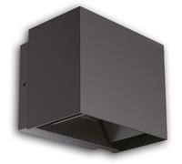 ISOLED Applique murale LED Up&Down 2x5W, 15-120°, IP65, noir, blanc chaud - Lampes murales et de plafond