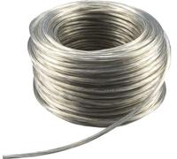 ISOLED Câble en rouleau de 50m 3 pôles 0,75mm² H03VV-F Gaine PVC transparente AWG18 - Accessoires divers