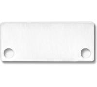 ISOLED Cache de finition EC43 aluminium blanc RAL 9010 pour SURF/DIVE24 FLAT avec COVER10, 2 pces - Accessoires pour éclairage décoratif
