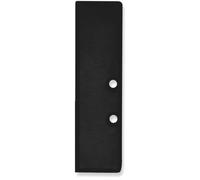 ISOLED cache de finition EC94 aluminium noir RAL 9005 pour Profil CACHER LE FOND y compris les vis - Accessoires divers