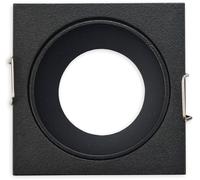 ISOLED Cadre d'encastrement pour mini spots MR11/GU10, carré, noir - Accessoires divers