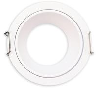 ISOLED Cadre d'encastrement pour mini spots MR11/GU10, rond, blanc - Accessoires divers