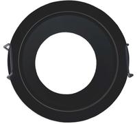 ISOLED Cadre d'encastrement pour mini spots MR11/GU10, rond, noir - Accessoires divers