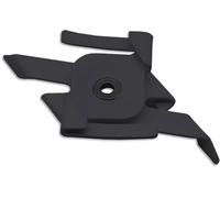 ISOLED Clip de montage noir pour rail apparent triphasé série S1 sur entretoises de 24mm des - Accessoires pour éclairage décoratif