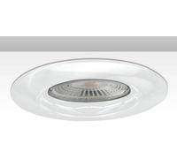 ISOLED Collerette d'encast. ronde orientable pour source GU5.3, blanche - Encastrés de plafond