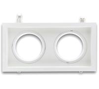 ISOLED Collerette d'encastrement rectangulaire orientable, AR111, limitant la luminance, 2 - Encastrés de plafond