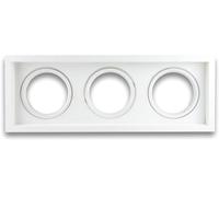 ISOLED Collerette d'encastrement rectangulaire orientable, AR111, limitant la luminance, 3 - Encastrés de plafond
