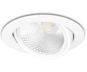 ISOLED Collerette d'encastrement ronde orientable, AR111, blanc - Encastrés de plafond