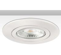 ISOLED Collerette d'encastrement ronde orientable pour source GU10/MR16, blanc - Encastrés de plafond