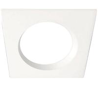 ISOLED Collerette en aluminium carré en retrait blanc pour spot encastré Sys-90 - Encastrés de plafond