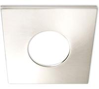 ISOLED Collerette en aluminium rectangulaire nickel brossé pour spot encastré Sys-68 - Encastrés de plafond