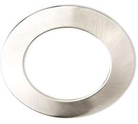 ISOLED Collerette en aluminium rond chromé mat pour spot encastré Sys-90 - Encastrés de plafond