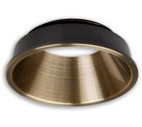 ISOLED Collerette pour spot LED SYS-GU10, laiton brossé, en retrait, UGR - Luminaires encastrés
