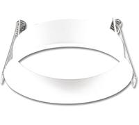ISOLED Collerette ronde blanche mat avec limiteur de luminance, pour module LED Sys-68 - Encastrés de plafond