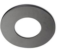 ISOLED Collerette ronde en aluminium pour gamme Sys-68, noir mat - Encastrés de plafond
