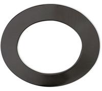 ISOLED Collerette ronde en aluminium pour gamme Sys-90, noir - Encastrés de plafond