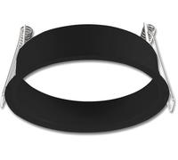 ISOLED Collerette ronde noire avec limiteur de luminance, pour module LED Sys-68 - Encastrés de plafond