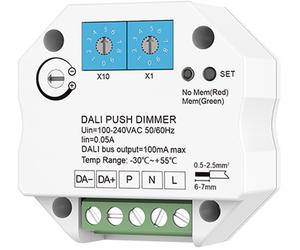 ISOLED Commande DALI Master pour 1 adresse / 1 groupe, commande via bouton-poussoir (de - Accessoires divers