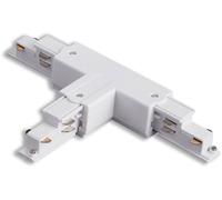 ISOLED Connecteur DALI en T triphasé pour rail apparent, conducteur N droite, blanc - Accessoires pour barres conductrices triphasées
