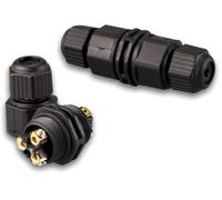ISOLED Connecteur de câbles IP67, raccord fileté + bornes à vis 2xtripolaire - Accessoires divers