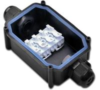 ISOLED Connecteur de câbles IP67, raccord fileté + bornes bouton-poussoir 2x4 pôles - Accessoires divers