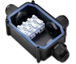 ISOLED Connecteur de câbles Y IP67, raccord fileté + bornes bouton-poussoir 2x4 pôles - Accessoires divers