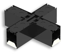 ISOLED Connecteur en X pour suspension ou applique LINKLINE50 noir - Systèmes de bandeaux lumineux