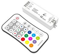 ISOLED Contrôleur LED radio SPI pour 8 - 1024 pixels avec télécommande, 12-24V DC, 8A - Accessoires divers