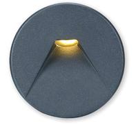 ISOLED Couvercle aluminium rond 2 noir pour applique encastrée Sys-Wall68 - Encastrés de plafond