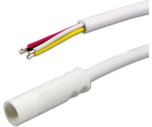 ISOLED Culot de connexion RVB mini-prise femelle, 1 m, à 4 pôles, IP42, blanc, max. 48V - Accessoires divers