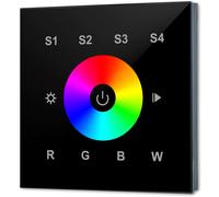 ISOLED DALI DT8 RVB+W 1 groupe contrôleur maître tactile intégré, noir, 100-240V AC ou tension - Accessoires divers