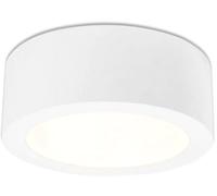 ISOLED DL LED apparent gamme LUNA, 12W, diffusion indirecte, corps blanc, blc neutre - Lampes murales et de plafond