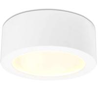 ISOLED DL LED apparent gamme LUNA, 18W, diffusion indirecte, corps blanc, blanc chaud, gradable - Lampes murales et de plafond