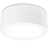 ISOLED DL LED apparent gamme LUNA, 8W, diffusion indirecte, corps blanc, blc neutre - Lampes murales et de plafond