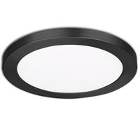 ISOLED DL LED gam SLIM FLEX, app/enc, 18W, col noire, colorswitch 3000/3500/4000K - Luminaires encastrés