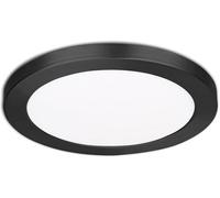 ISOLED DL LED gam SLIM FLEX, app/enc, 24W, col noire, colorswitch 3000/3500/4000K - Luminaires encastrés