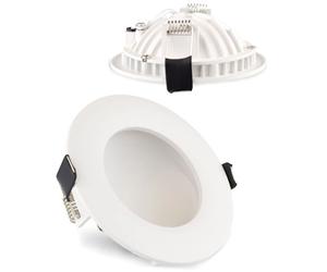 ISOLED DL LED gamme LUNA, 8W, lumière indirecte, blanc, blanc chaud, gradable - Spot de plafond